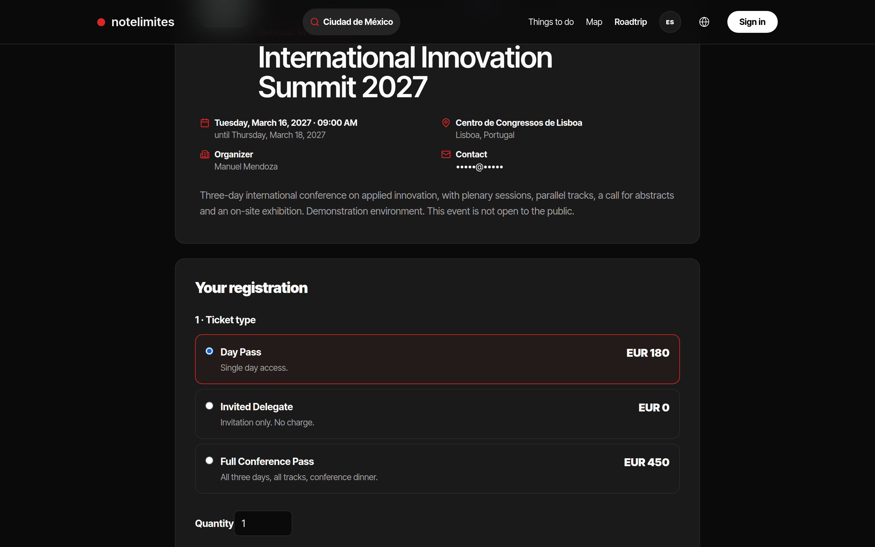 Register and get your confirmation