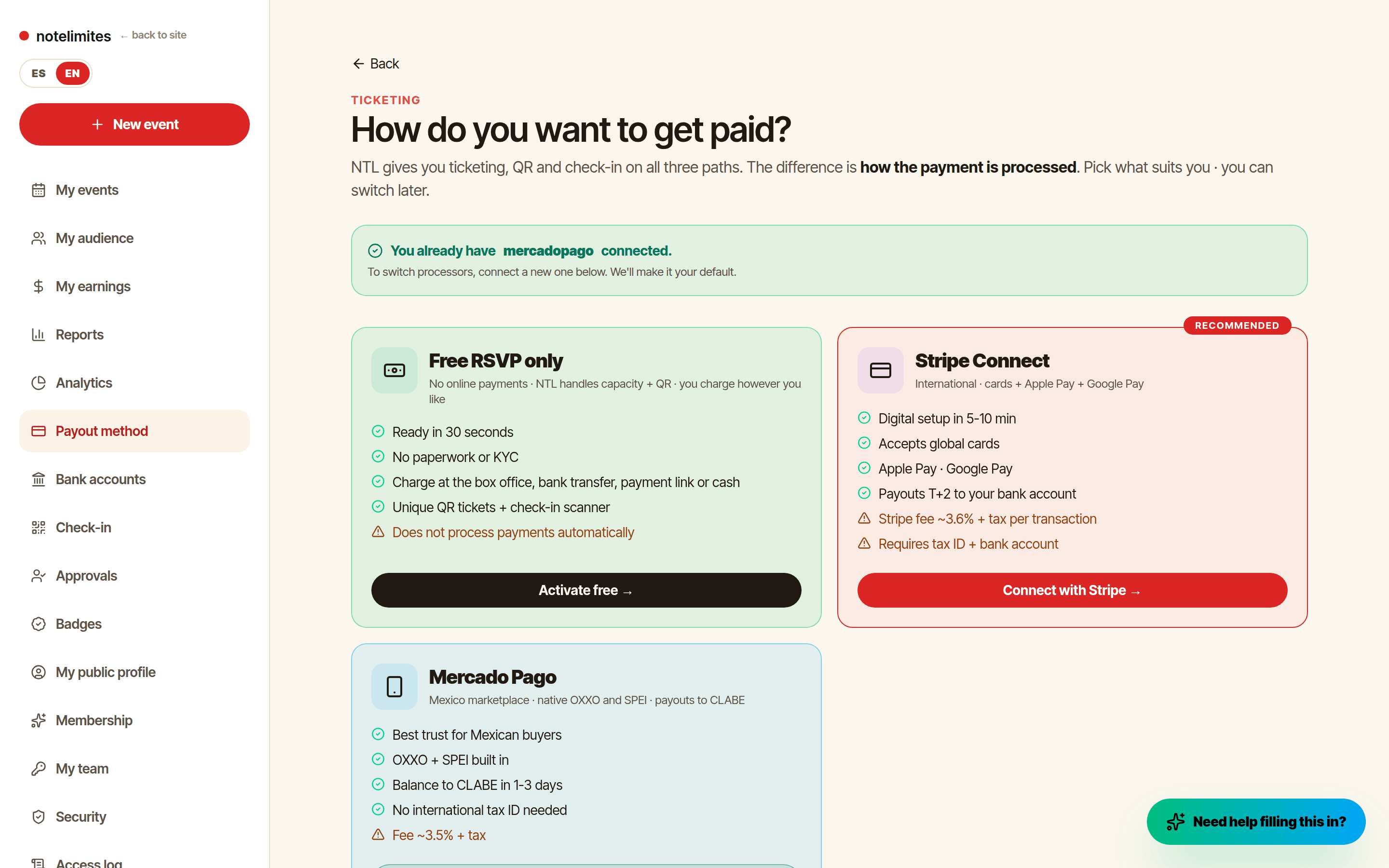 Payments, currency and payouts